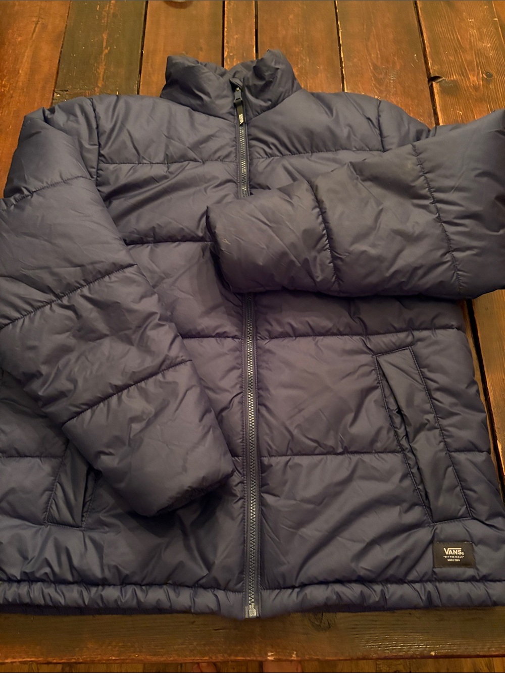 Vans Blqck Quilted Puffer Jacket